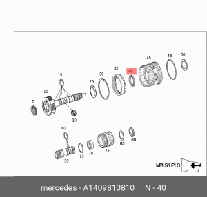 Деталь A 140 981 08 10 MERCEDES BENZ