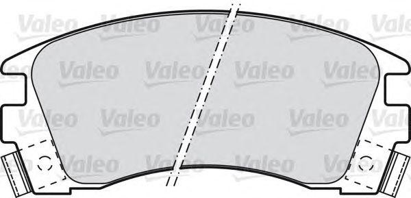 Комплект тормозных колодок, диско 598840 VALEO PHC