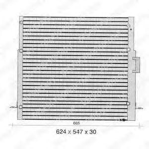 Конденсатор, кондиционер TSP0225368 DELPHI