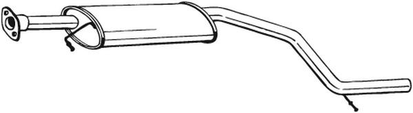 Средний глушитель выхлопных газов 281-067 BOSAL