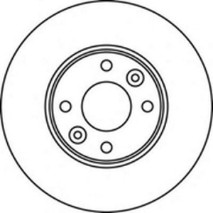 Тормозной диск 562230B BENDIX JURID
