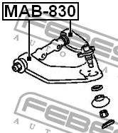 Сайлентблок рычага подвески MAB-830 FEBEST