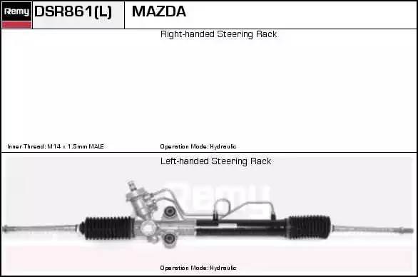 Рулевой механизм DSR861L DELCO REMY