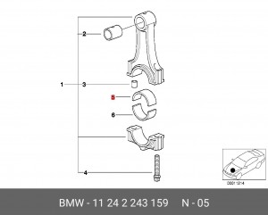 Деталь 11242243159 BMW