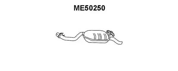 Глушитель выхлопных газов конечный ME50250 VENEPORTE
