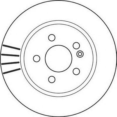 Тормозной диск 562099B BENDIX JURID