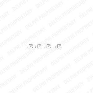 Комплектующие, колодки дискового тормоза LX0314 DELPHI