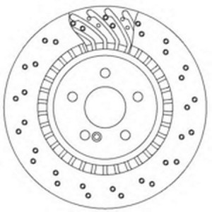 Тормозной диск 562400B BENDIX JURID