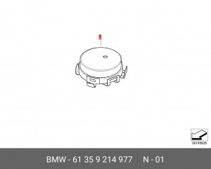 Датчик ветрового стекла 61 35 9 214 977 BMW