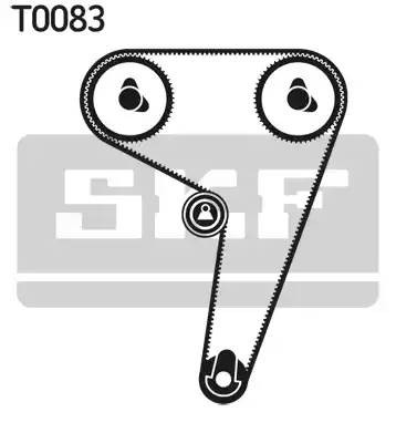 Комплект ремня ГРМ VKMA02224 SKF