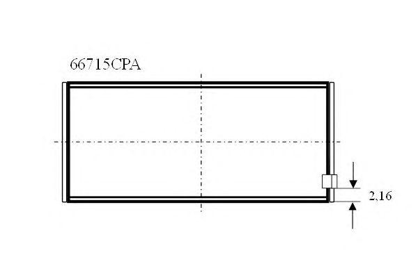 Подшипник 66715CPA GLYCO