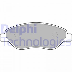 Комплект тормозных колодок, диско LP2010 DELPHI
