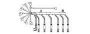 Ккомплект проводов зажигания 552L100 BREMI
