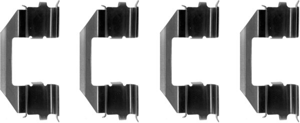 Комплектующие, колодки дискового тормоза MBA1258 MINTEX