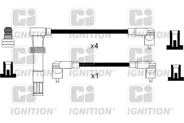 Ккомплект проводов зажигания XC1028 QUINTON HAZELL