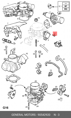 Карбюратор 90542920 GENERAL MOTORS