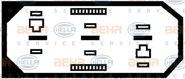 Вентилятор, охлаждение двигателя 8EW 009 144-581 HELLA