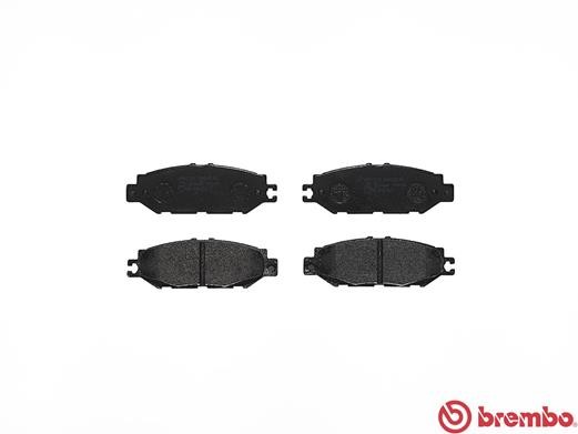 Комплект тормозных колодок, диско P 83 036 BREMBO