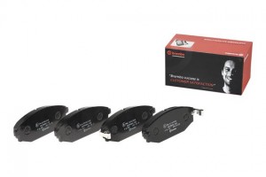 Комплект тормозных колодок, диско P54027 BREMBO
