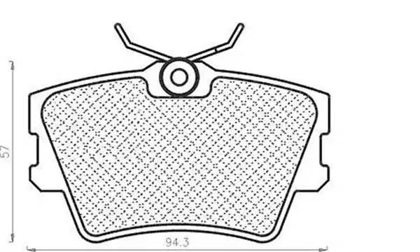 Комплект тормозных колодок, диско 430216170418 MAGNETI MARELLI