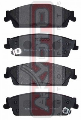Колодки тормозные дисковые AKD-0636 AKYOTO