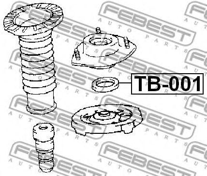 Подшипник опоры амортизатора подвески TB-001 FEBEST
