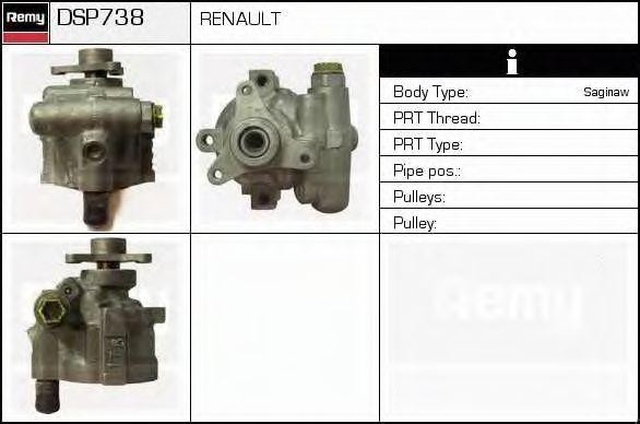 Гидравлический насос, рулевое управление DSP738 DELCO REMY