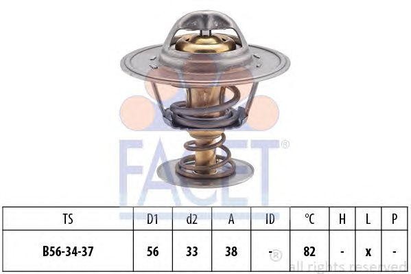 Термостат, охлаждающая жидкость 7.8251S FACET