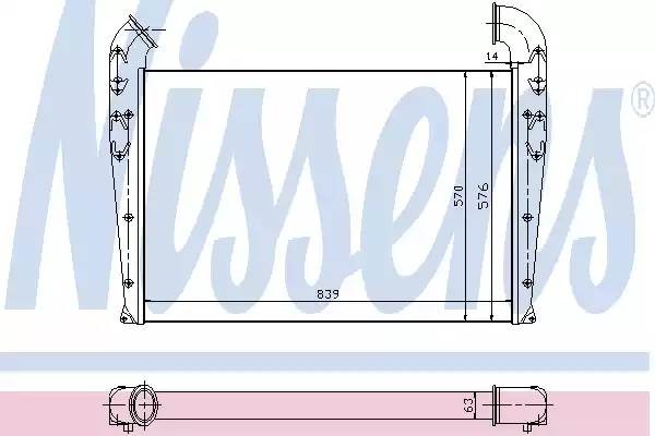 Интеркулер 96992 NISSENS