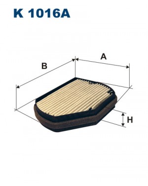 Фильтр салона K1016A FILTRON