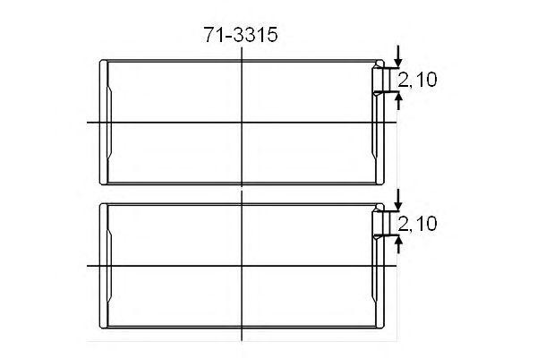 Подшипник 71-3315 GLYCO