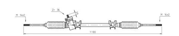 Рулевой механизм VO4001 GENERAL RICAMBI