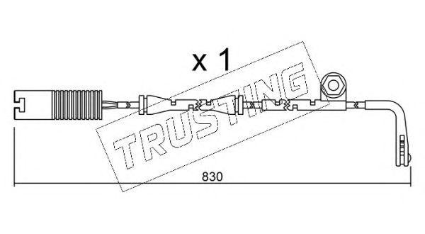 Сигнализатор, износ тормозных колодок SU.104 TRUSTING