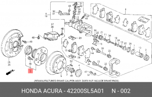 Деталь 42200SL5A01 HONDA