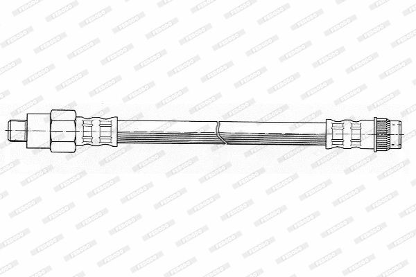Тормозной шланг FHY2151 FERODO