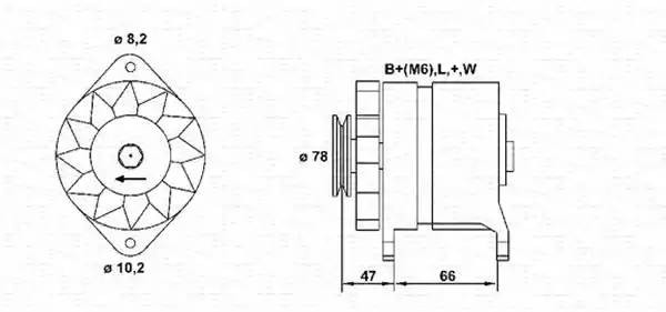 Генератор 943356981010 MAGNETI MARELLI