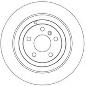 Тормозной диск 562324B BENDIX JURID