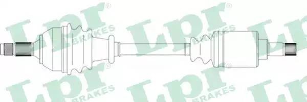 Приводной вал DS16080 LPR