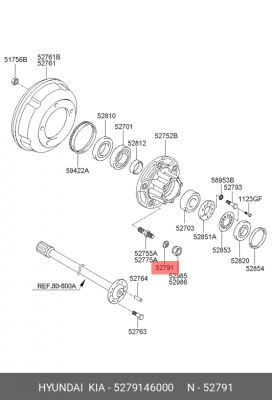 Кольцо ABS 5279146000 MOBIS