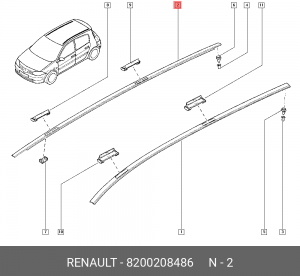 Деталь 8200208486 RENAULT