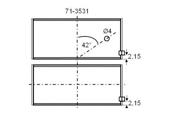Подшипник 71-3531 GLYCO