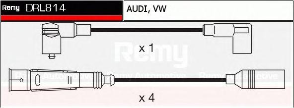 Ккомплект проводов зажигания DRL814 DELCO REMY
