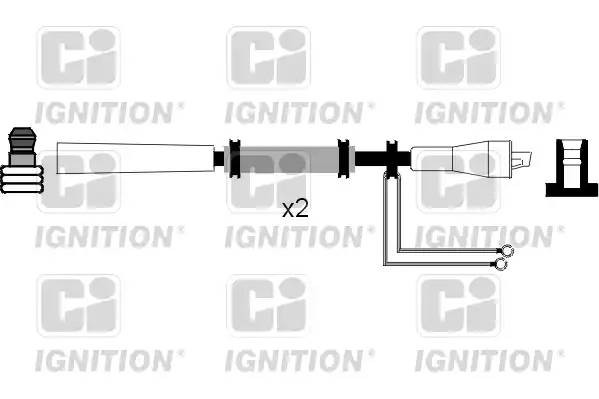 Ккомплект проводов зажигания XC854 QUINTON HAZELL