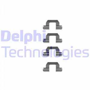 Комплектующие, колодки дискового тормоза LX0190 DELPHI