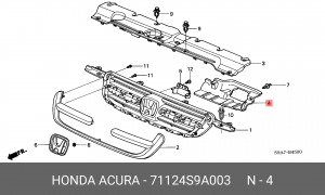 Деталь 71124S9A003 HONDA