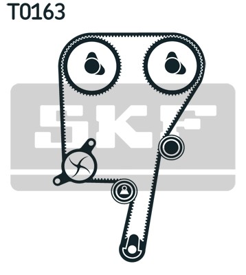Комплект ремня ГРМ VKMA06602 SKF