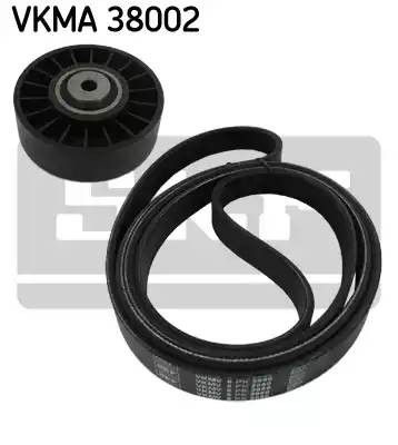 Поликлиновой ременный комплект VKMA38002 SKF