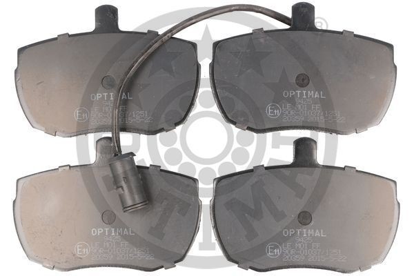 Комплект тормозных колодок, диско 9425 OPTIMAL