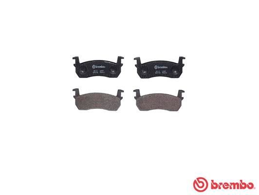 Комплект тормозных колодок, диско P 56 013 BREMBO