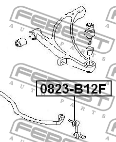 Стойка стабилизатора 0823-B12F FEBEST